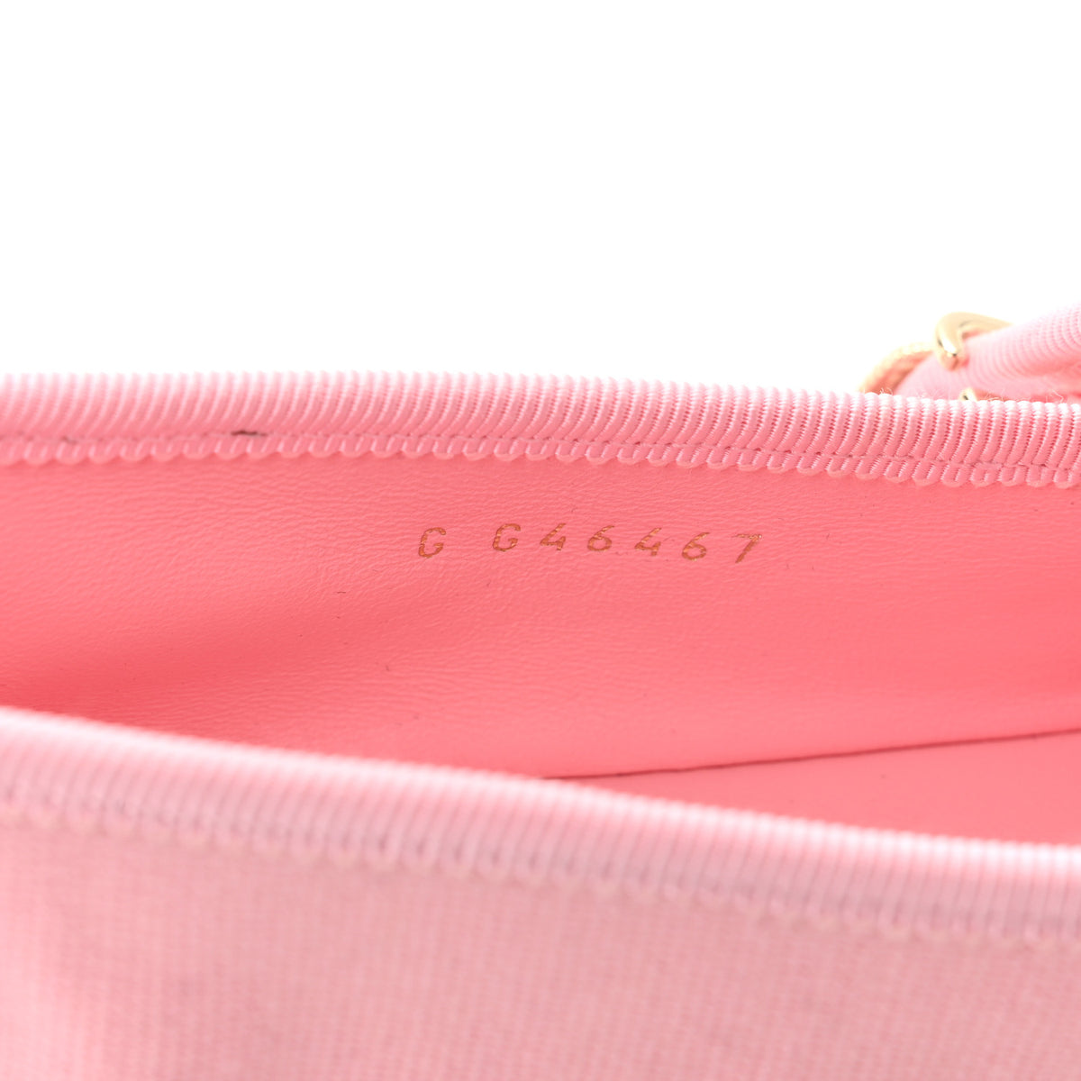 Chanel Fabric Grosgrain Mary Jane Flats 38 Light Pink Black 9 of 10