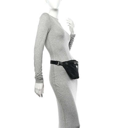 Prada Tessuto Nylon Saffiano Belt Bag Black 2 of 10