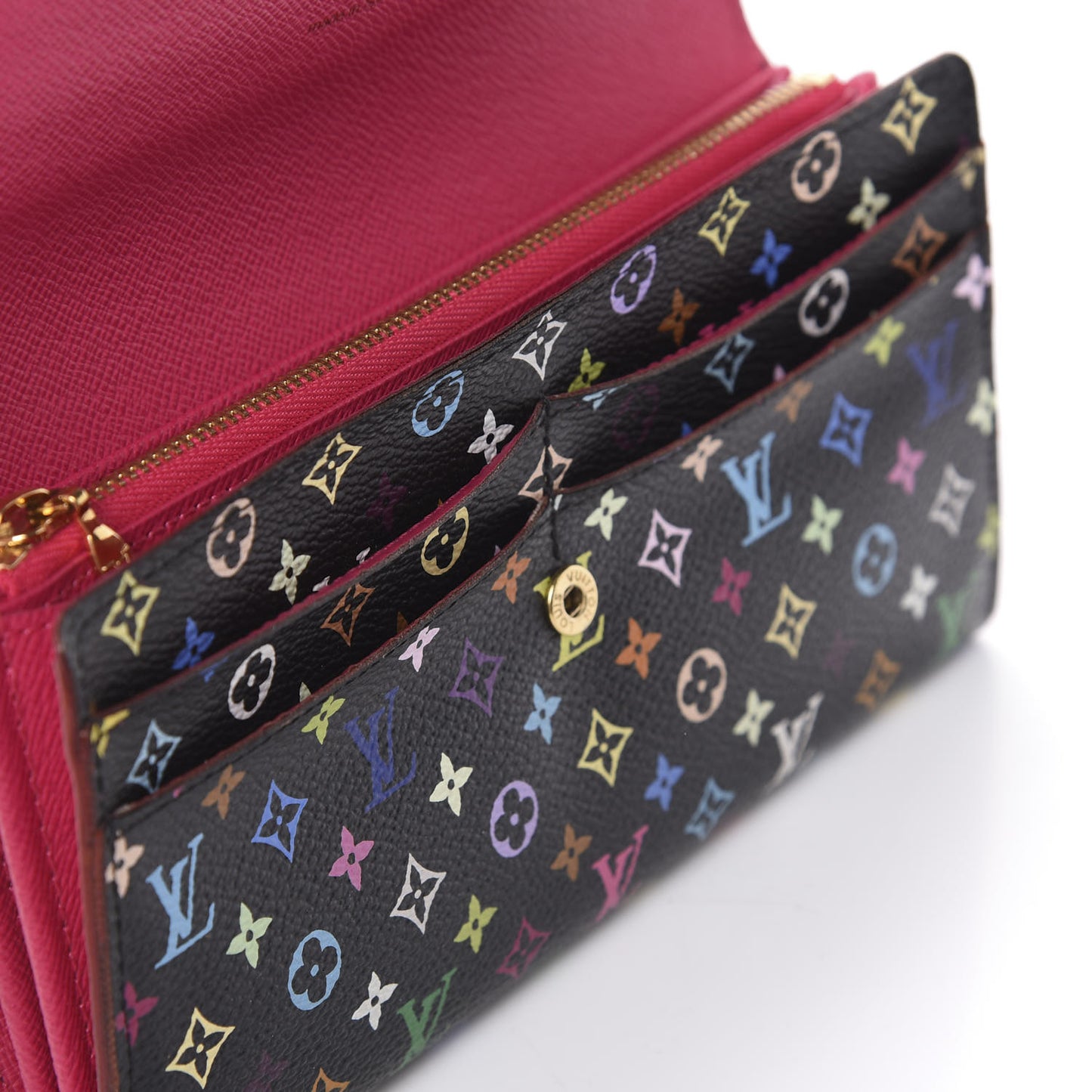 Monogram Multicolor Sarah Wallet Black Grenade