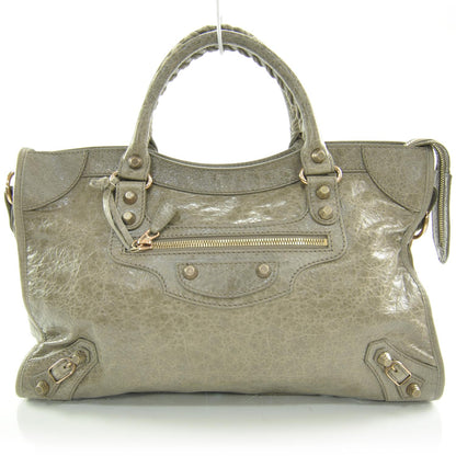 Balenciaga Agneau Giant 12 Rose Gold Hardware City Gris Poivre 1 of 10