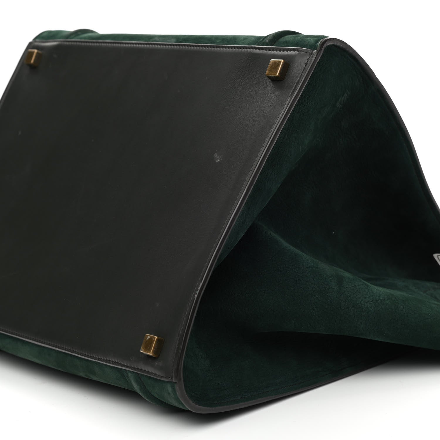 Celine Nubuck Medium Phantom Luggage Bottle Green 10 of 12