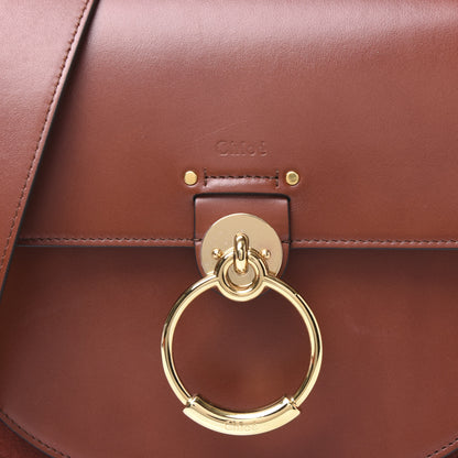Chloe Calfskin Suede Large Tess Bag Sepia Brown 9 of 9