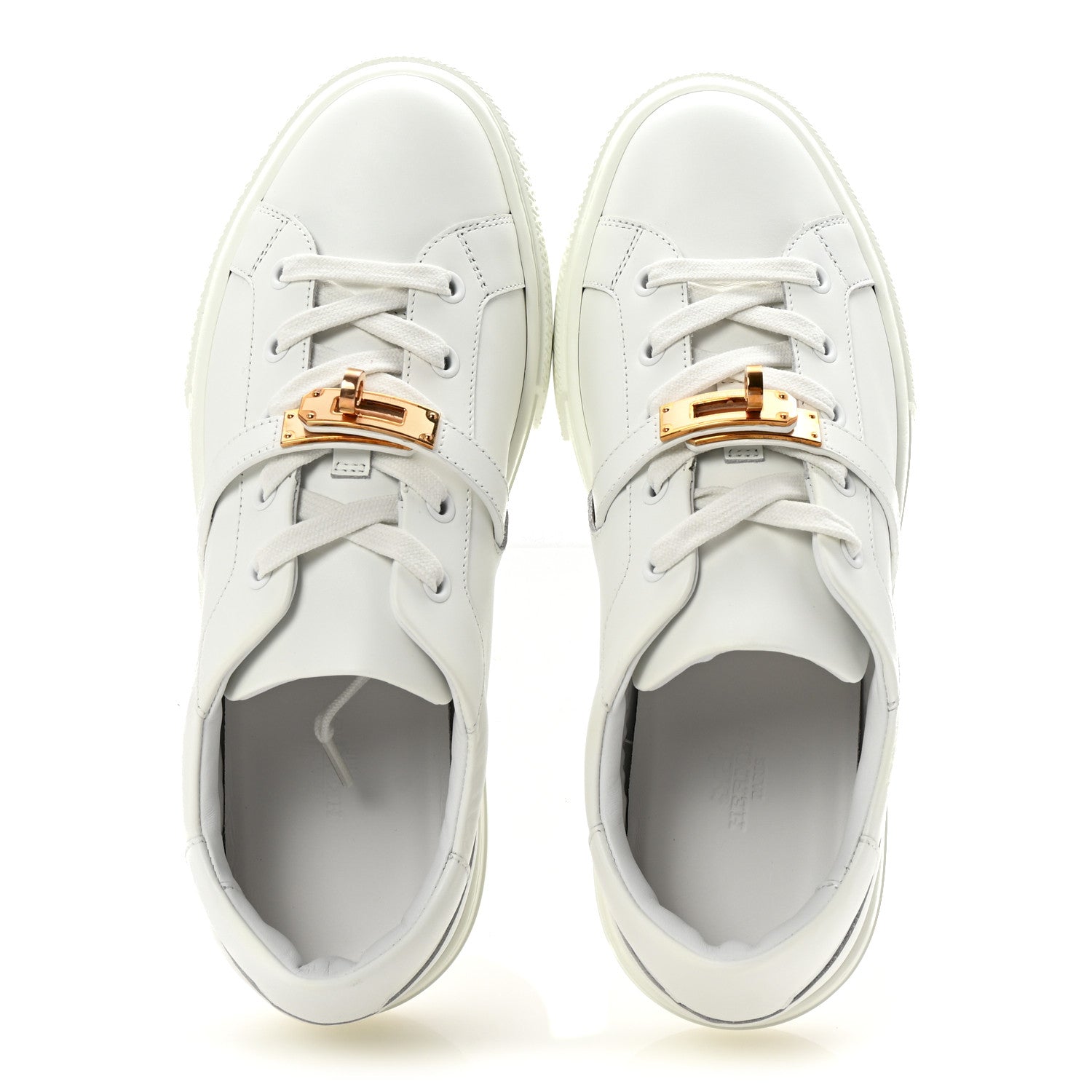 Hermes Calfskin Day Sneakers 39 White 2 of 9