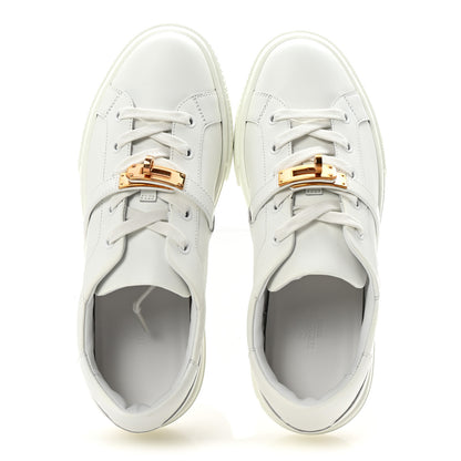 Hermes Calfskin Day Sneakers 39 White 2 of 9