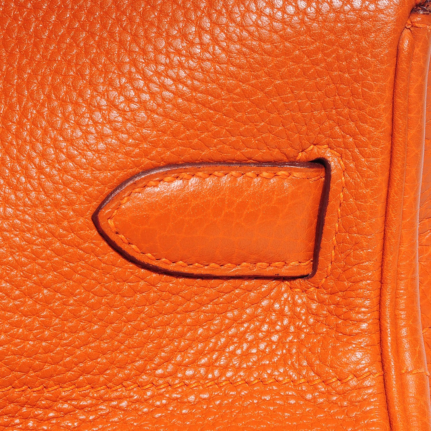 Hermes Taurillon Clemence JPG Birkin 42 Orange 10 of 17