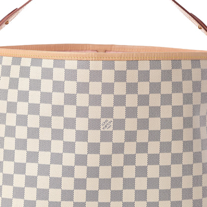 Louis Vuitton Damier Azur Delightful MM Rose Ballerine 6 of 8