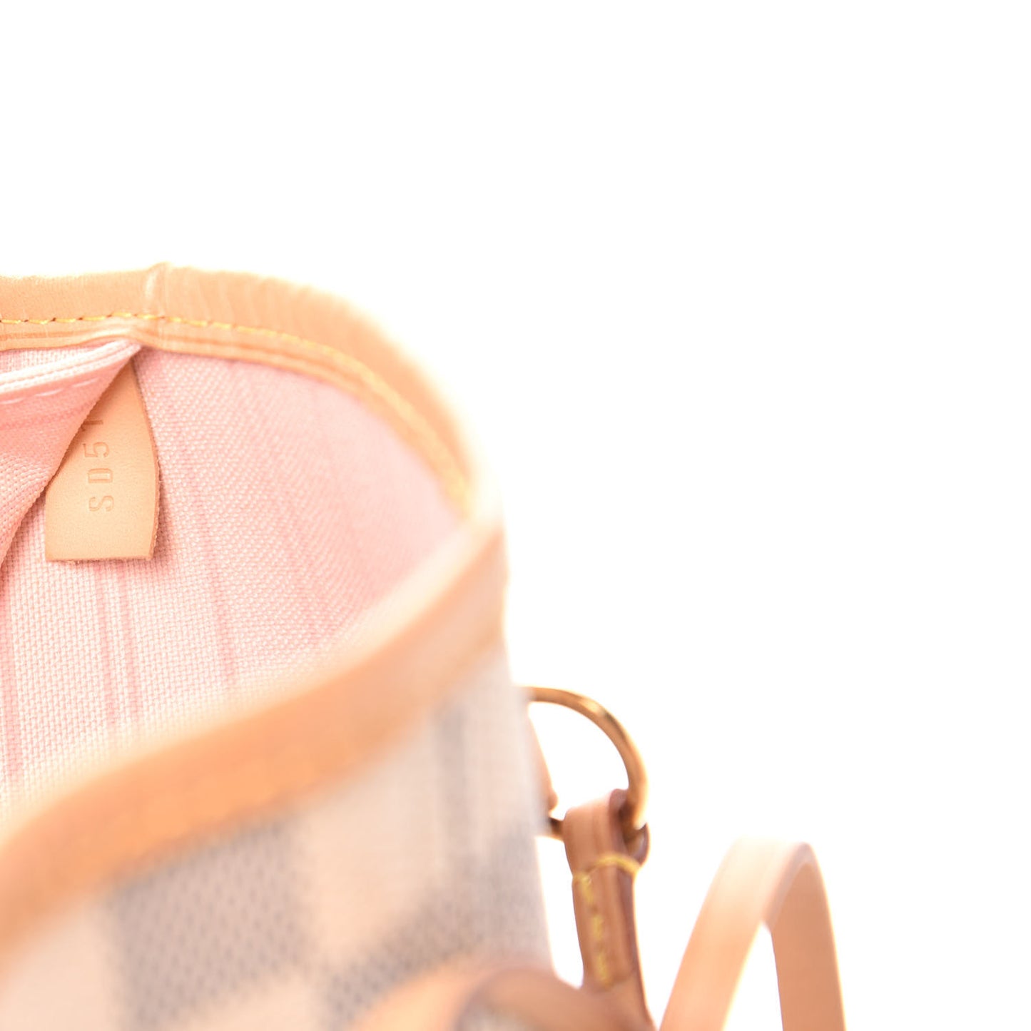 Damier Azur Neo Neverfull MM Rose Ballerine