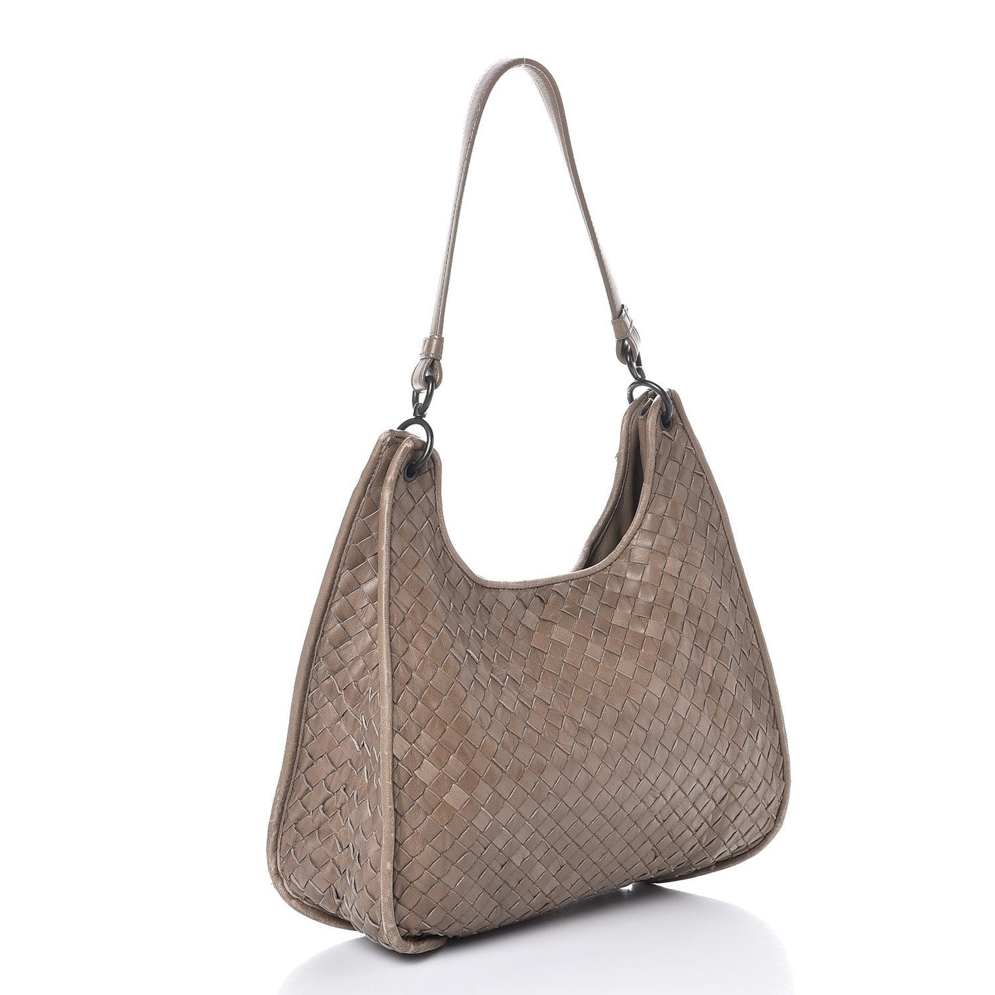 Nappa Intrecciato Oleander Shoulder Bag
