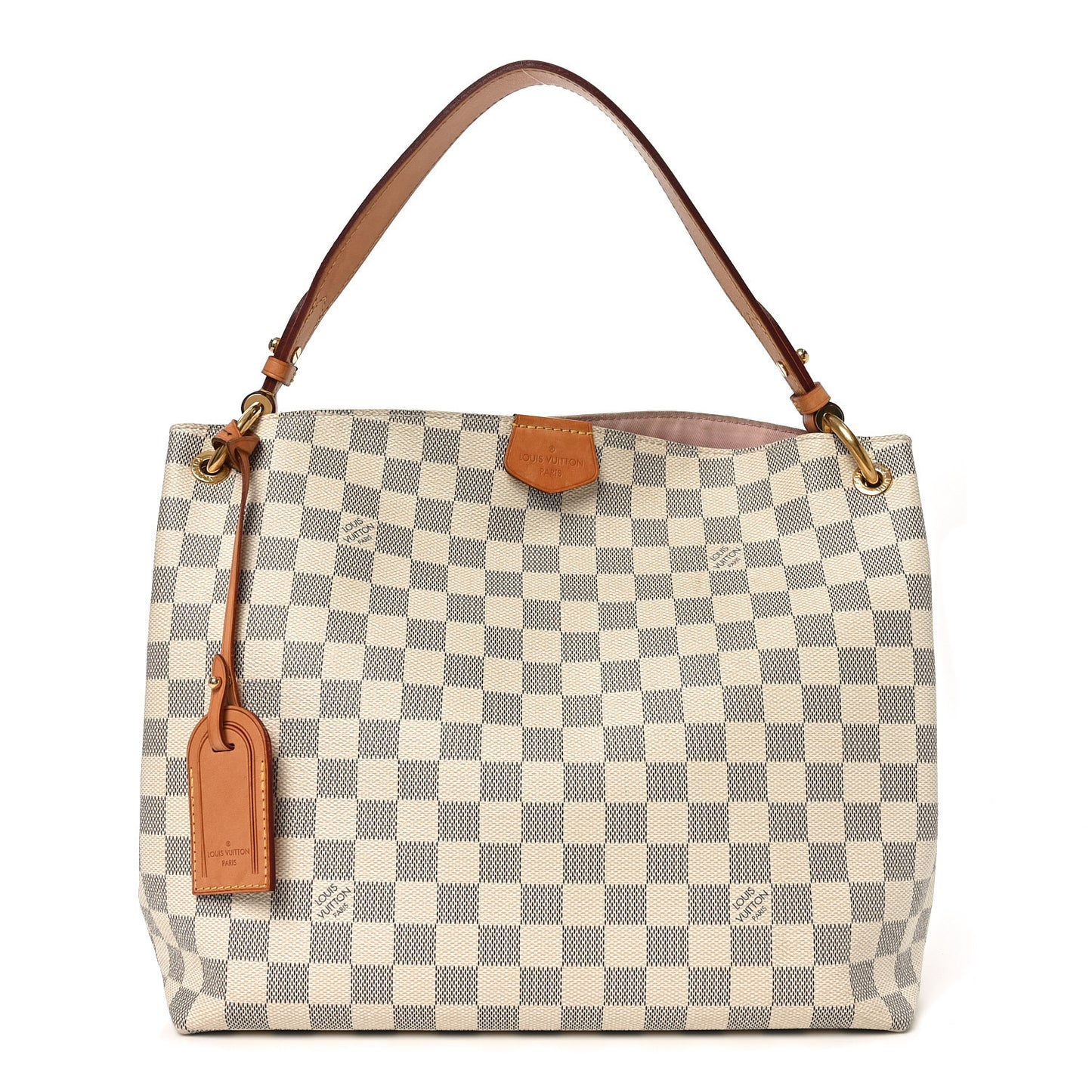 Damier Azur Graceful PM Rose Ballerine