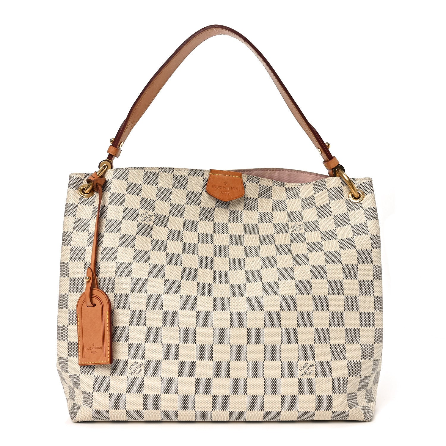 Louis Vuitton Damier Azur Graceful PM Rose Ballerine 1 of 9