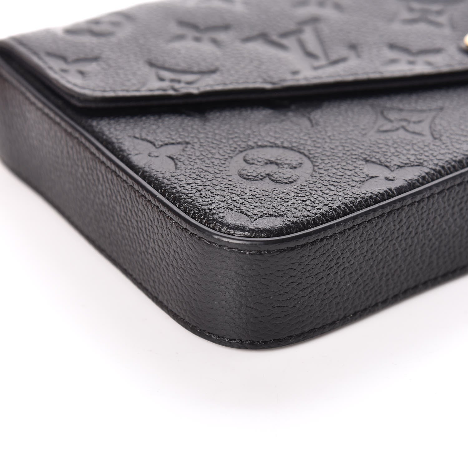 Louis Vuitton Empreinte Pochette Felicie Chain Wallet Black 6 of 11