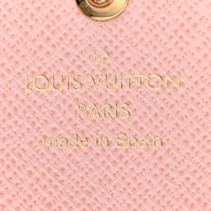 Louis Vuitton Damier Ebene Sarah Wallet NM Rose Ballerine 6 of 8