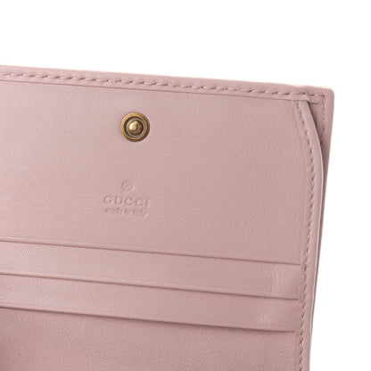 Gucci Calfskin Matelasse GG Marmont Card Case Perfect Pink 8 of 10