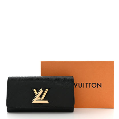 Louis Vuitton Epi Twist Wallet Black 7 of 7