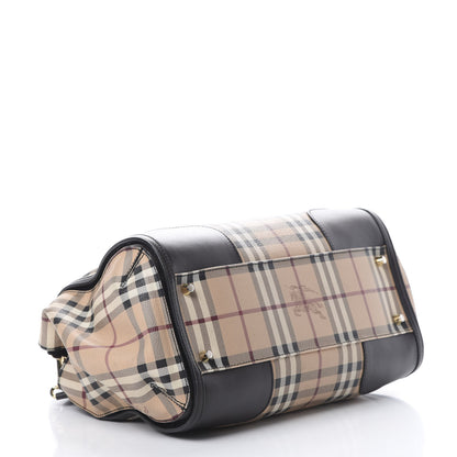 Burberry Haymarket Check Small Gladstone Chocolate 3 of 15
