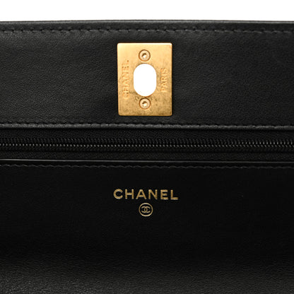 Chanel Pearly Caviar Quilted Fit For You Wallet On Chain WOC Black 6 of 11