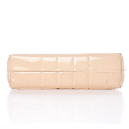 Chanel Patent Chocolate Bar East West Tote White 27 of 27