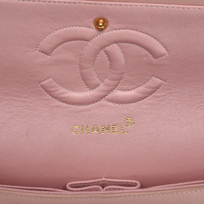 Chanel Lambskin Quilted Medium Double Flap Light Pink 5 of 17