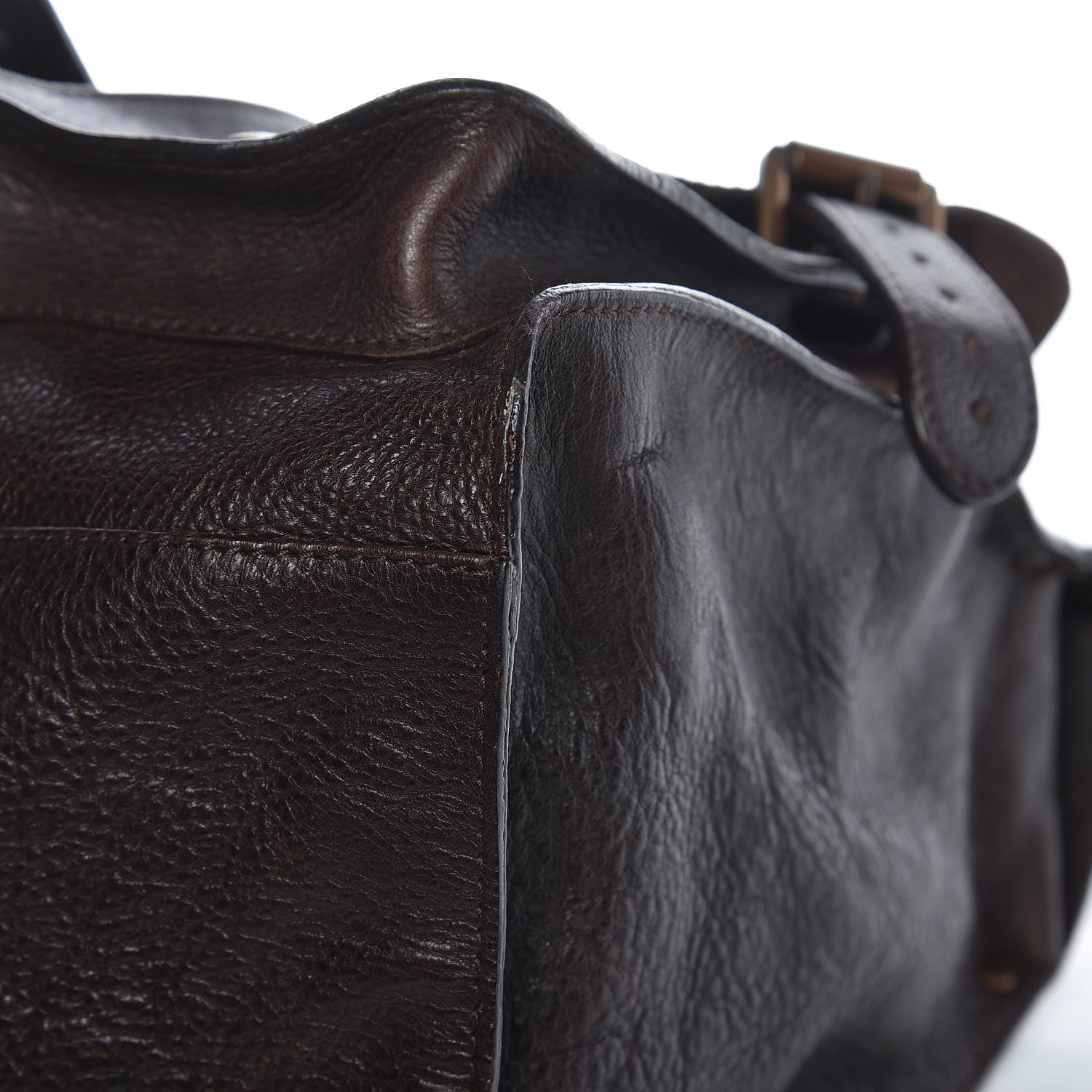 Mulberry Calfskin Roxanne Satchel Chocolate 9 of 9