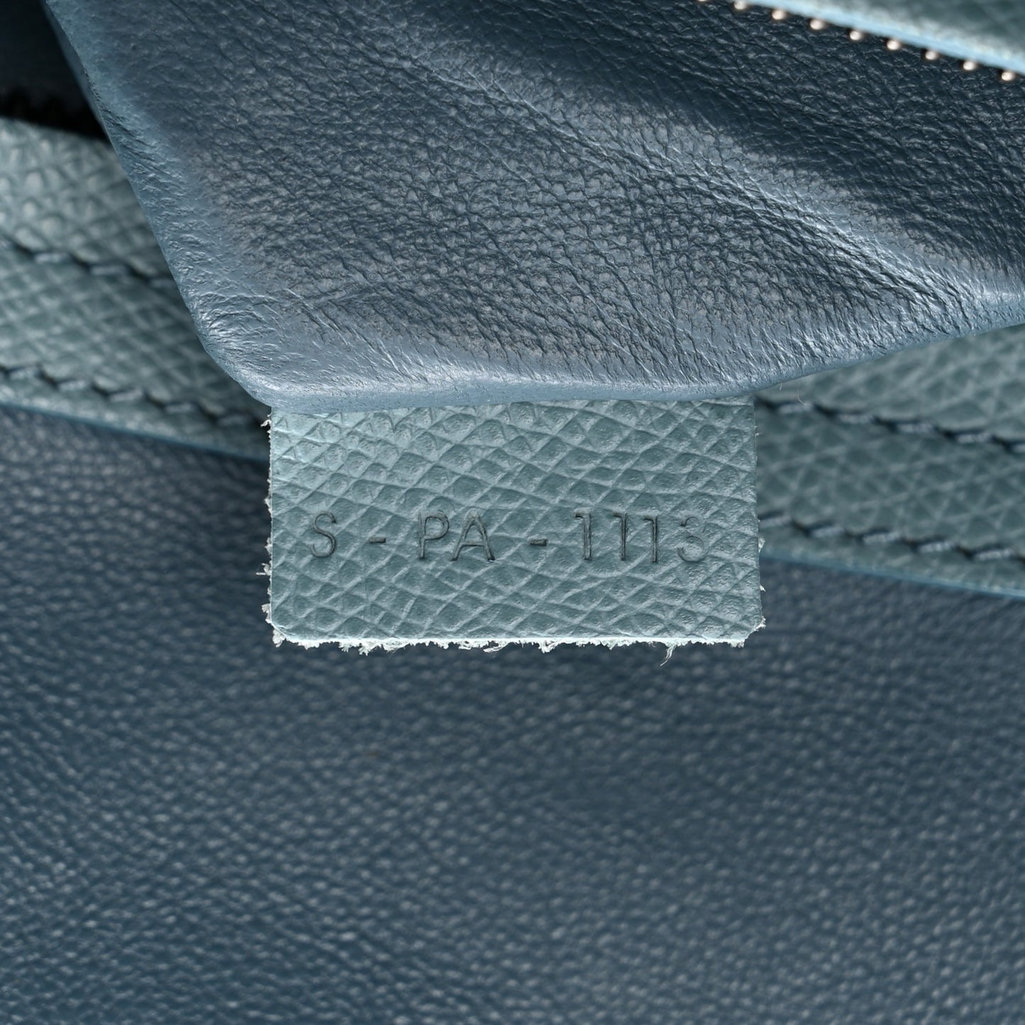 Grained Calfskin Medium Phantom Luggage Sky Blue