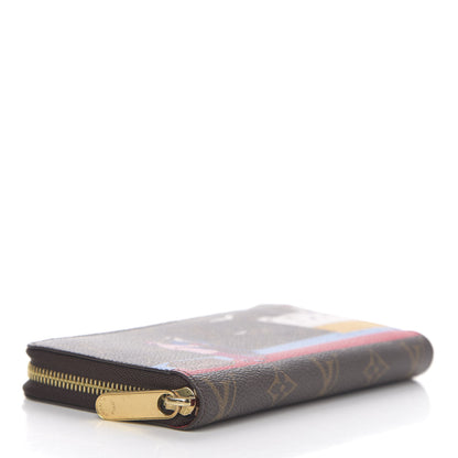 Louis Vuitton Monogram 2016 Christmas Animation Zippy Wallet Rouge 3 of 6