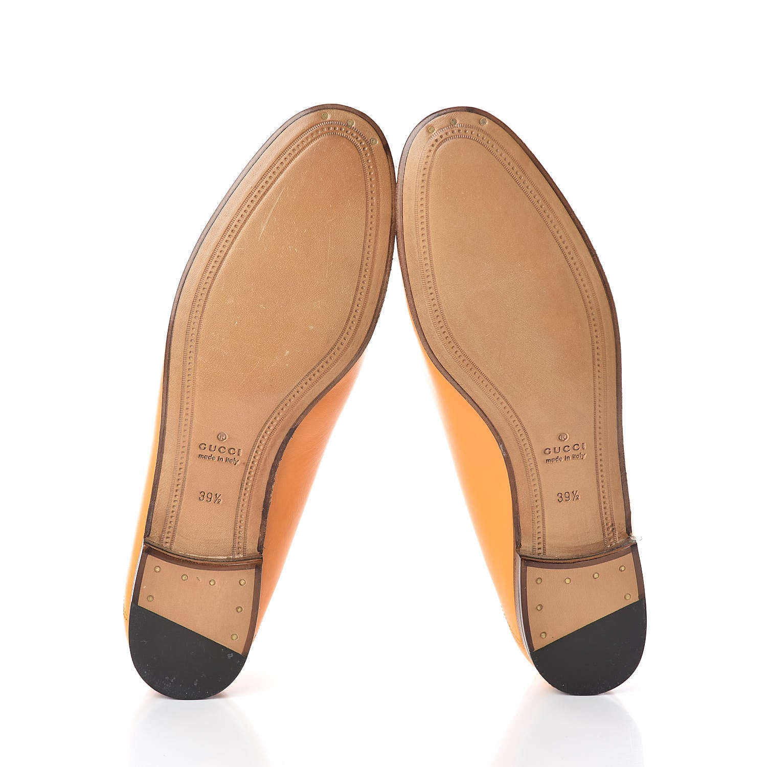 Gucci Lambskin Womens Brixton Horsebit Loafers 39.5 Crystal Copper 7 of 7