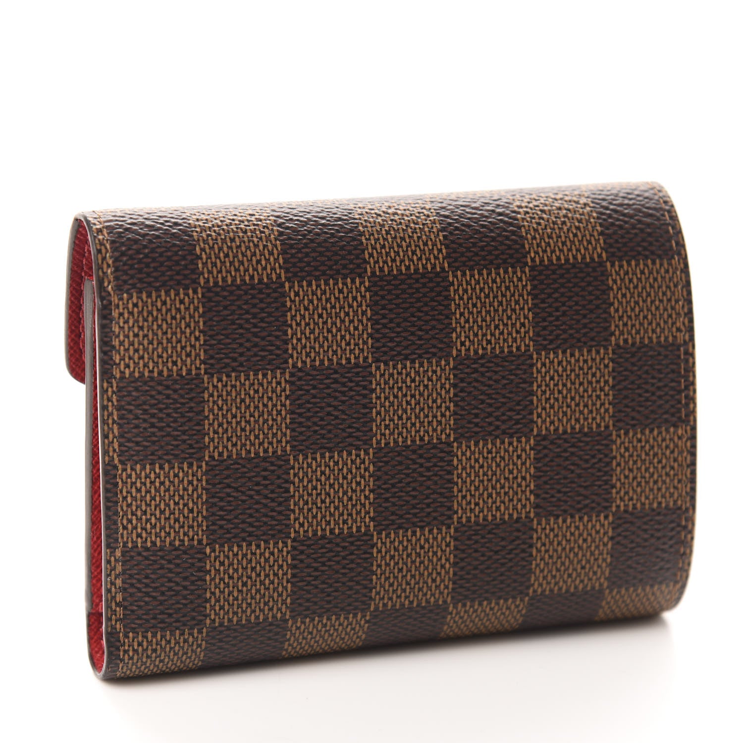 Louis Vuitton Damier Ebene Victorine Wallet Cherry 3 of 8