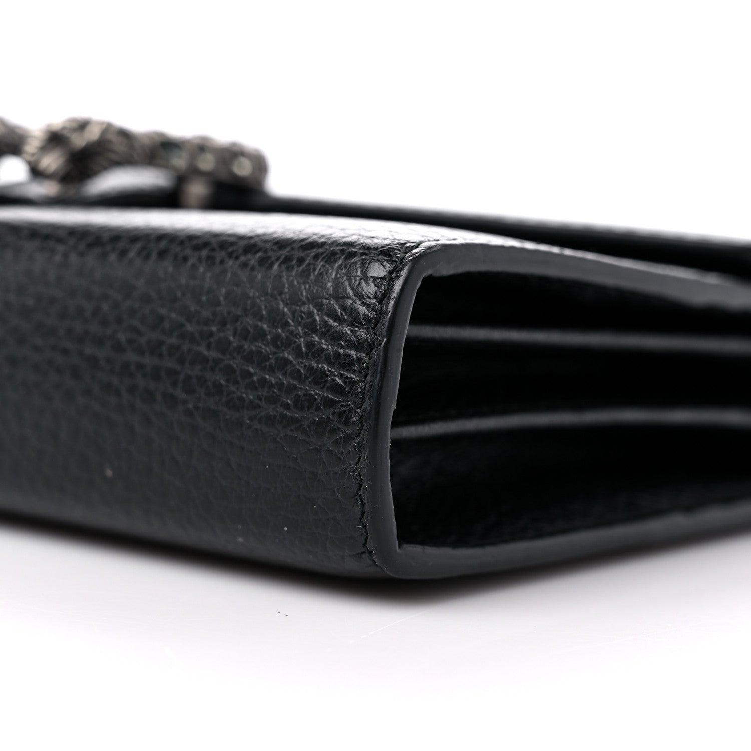 Gucci Calfskin Mini Dionysus Chain Wallet Black 9 of 12