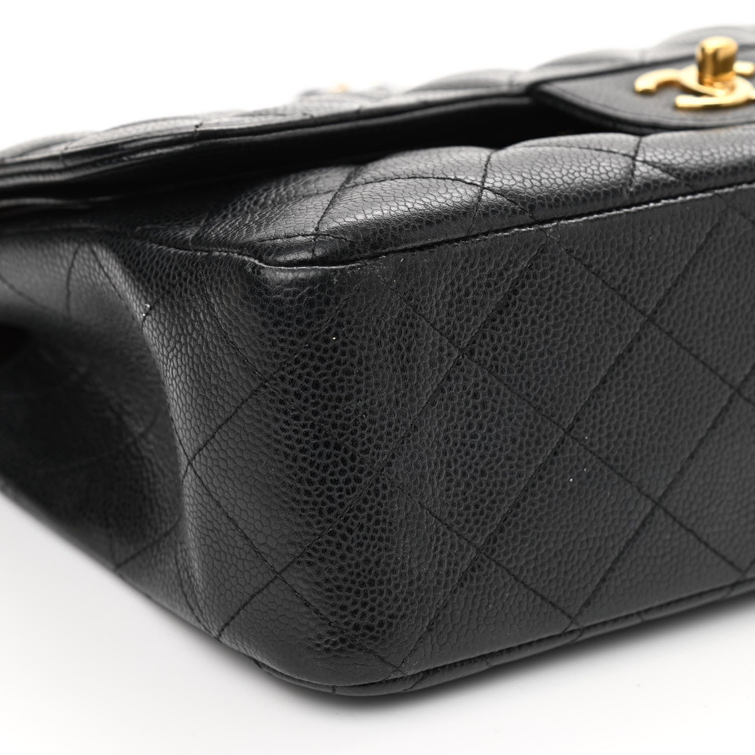 Chanel Caviar Quilted Jumbo Double Flap Black 8 of 11
