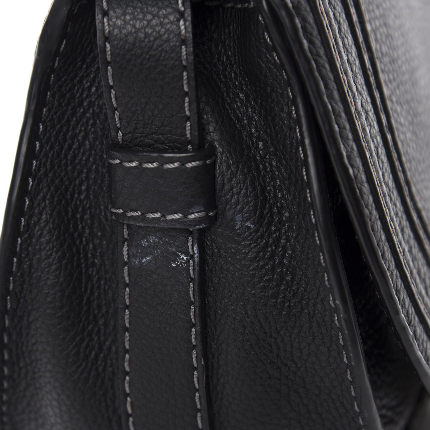 Calfskin Mini Marcie Round Crossbody Bag Black