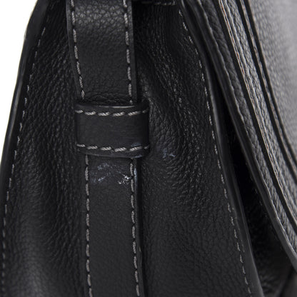 Chloe Calfskin Mini Marcie Round Crossbody Bag Black 8 of 10