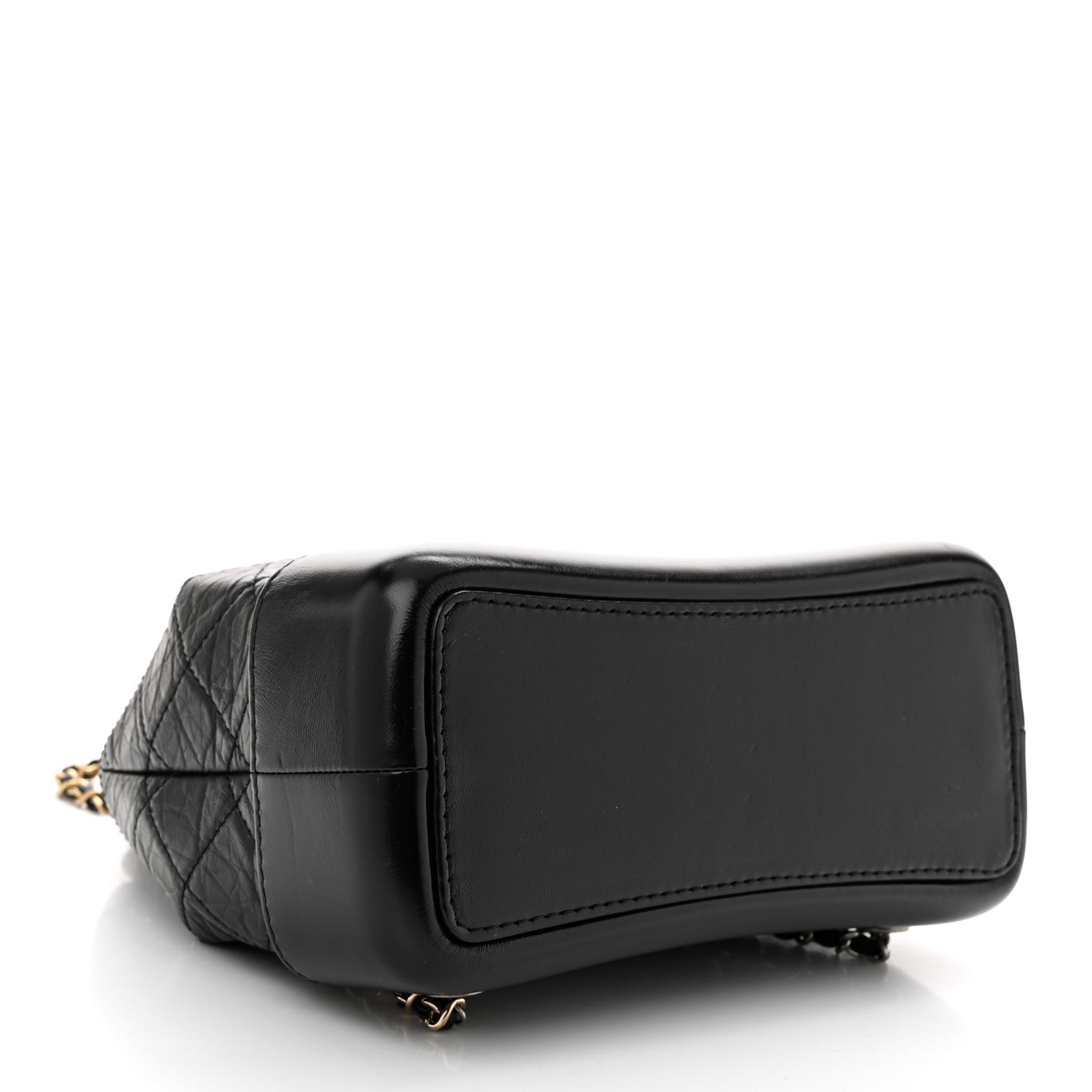 Chanel Aged Calfskin Quilted Small Gabrielle Backpack Black 4 of 10