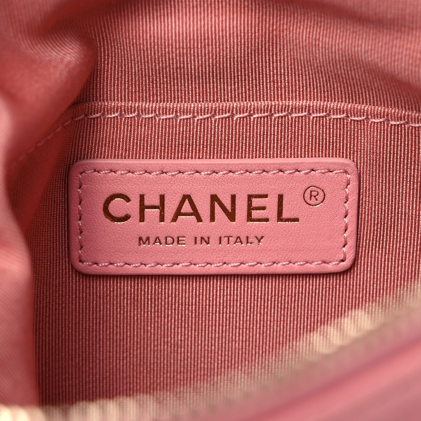 Lambskin Quilted Waist Belt Bag Pink