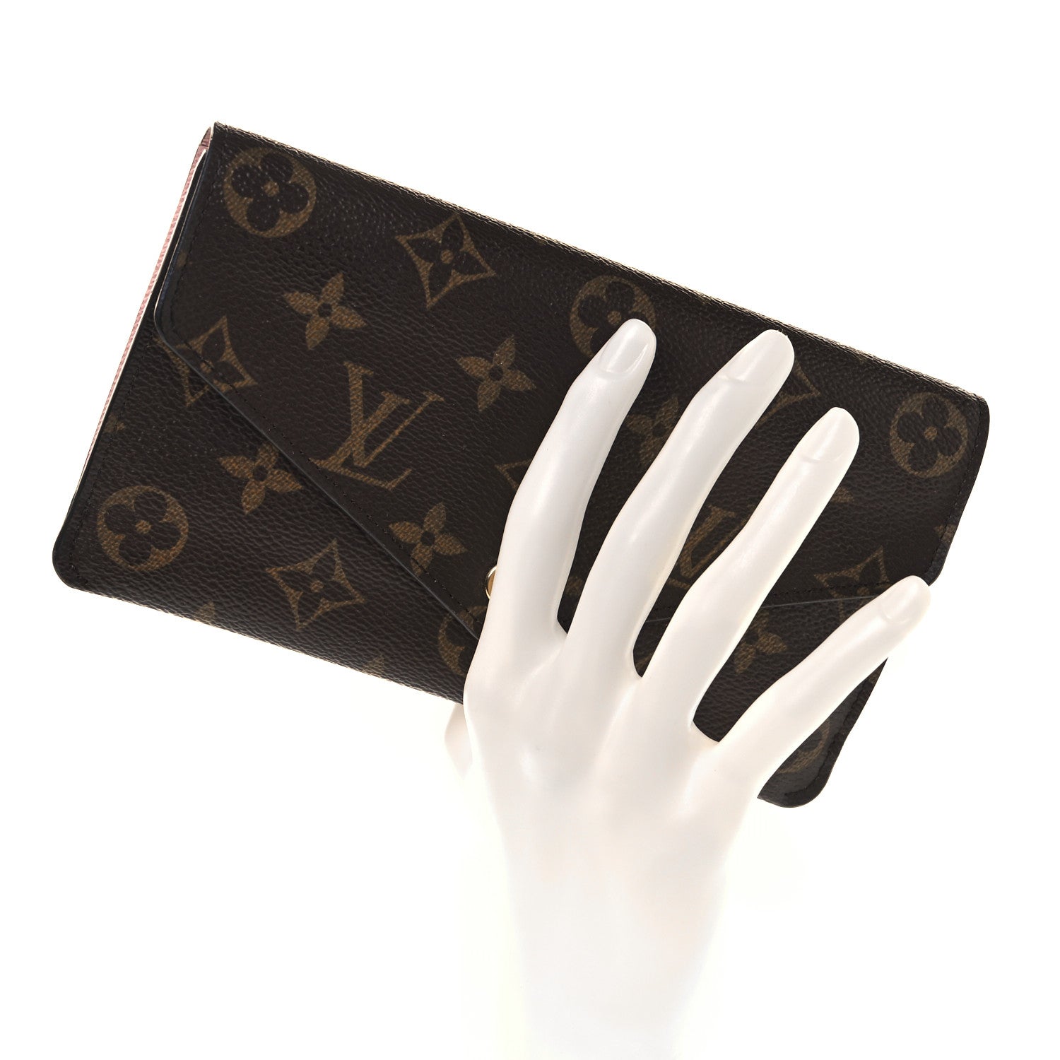 Louis Vuitton Monogram Jeanne Wallet Rose Ballerine 2 of 9