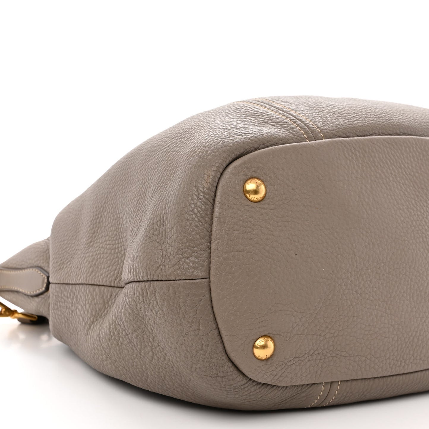 Vitello Daino Shoulder Bag Argilla