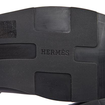 Hermes Technical Canvas Mens Miles Sneakers 43.5 Black White 7 of 8