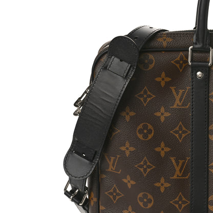 Louis Vuitton Monogram Macassar Porte-Documents Voyage PM 9 of 9
