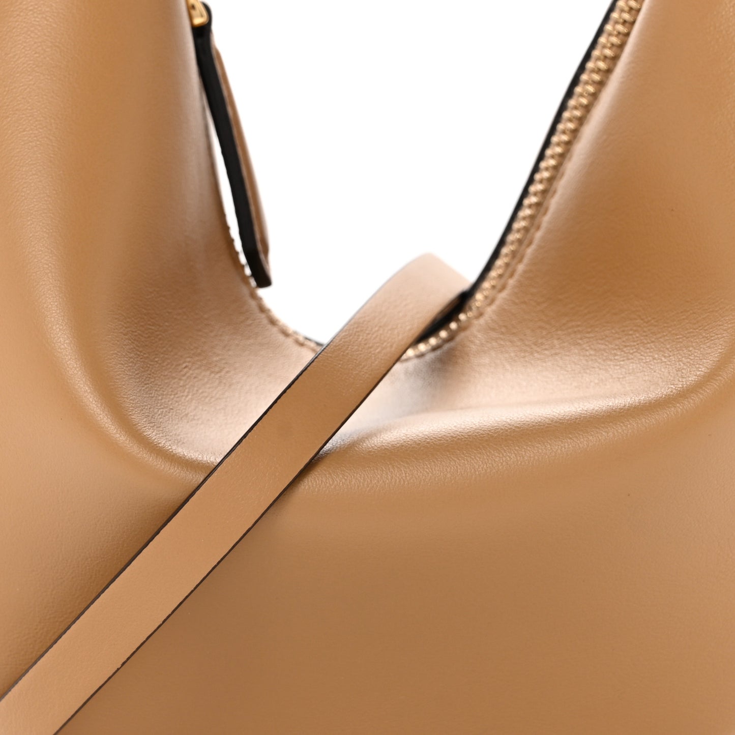 Vitello Grace Matte Mini Fendigraphy Hobo Bag Miele Scuro