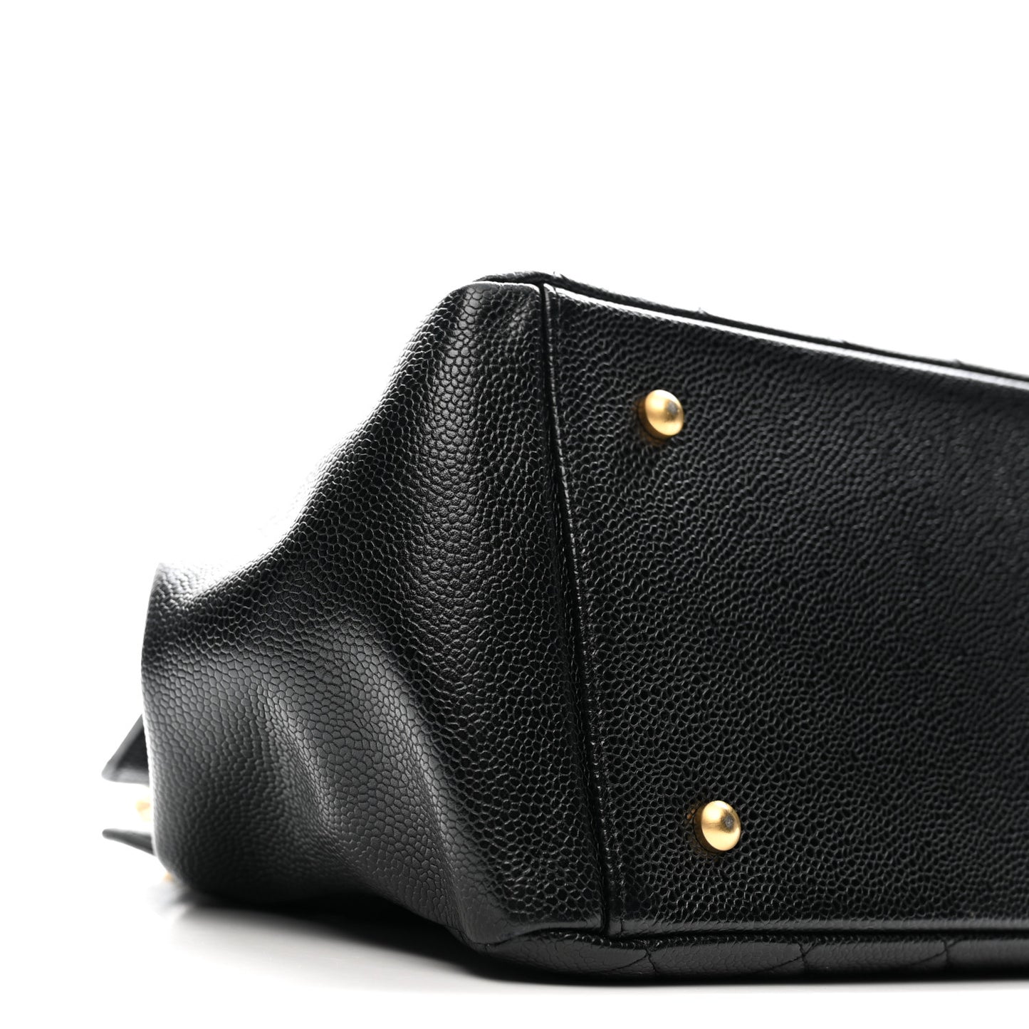 Caviar Quilted Petit Timeless Tote PTT Black