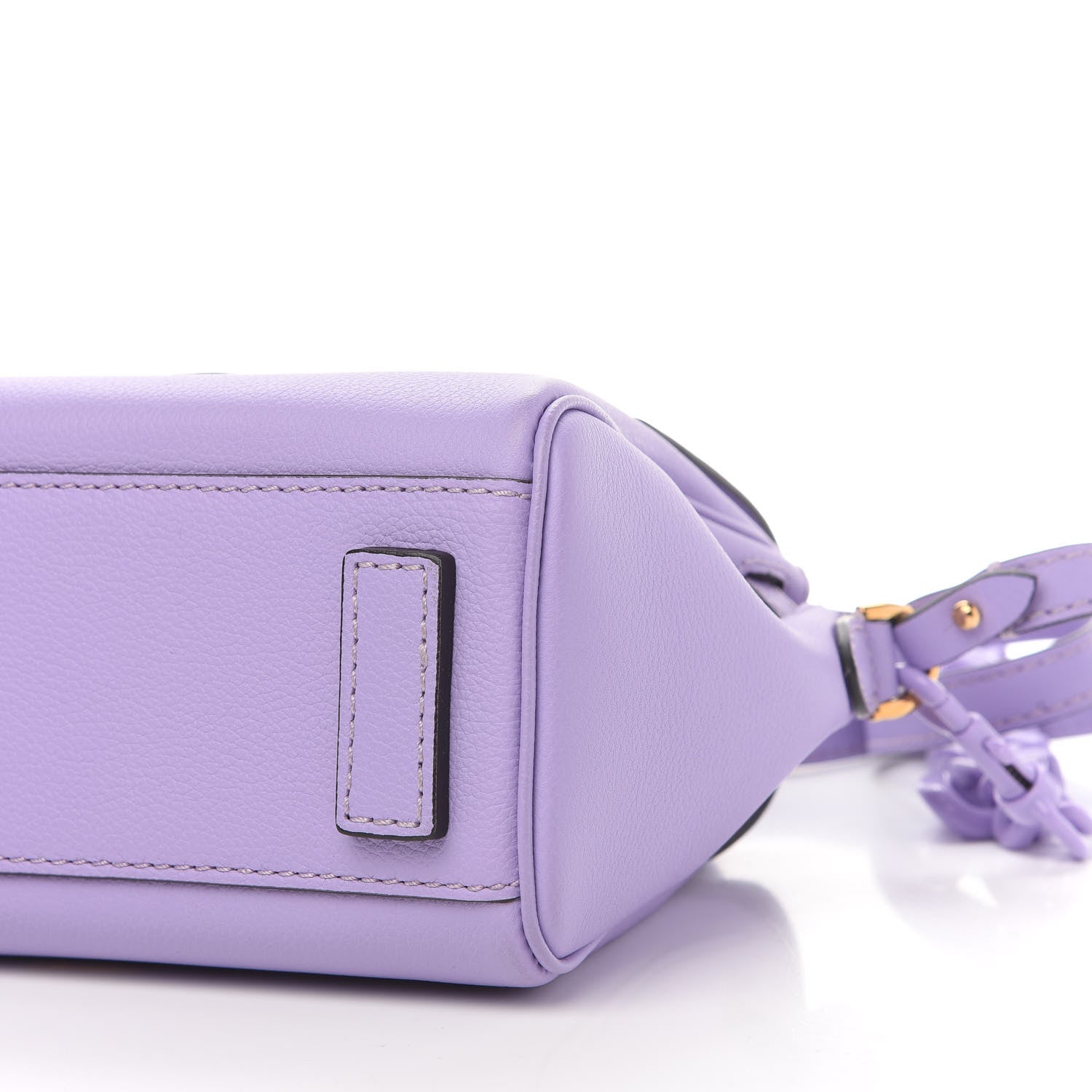 Versace Calfskin Medusa Small Top Handle Handbag Lilac 8 of 8