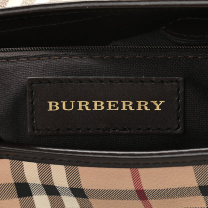 Burberry Haymarket Check Tote Chocolate 5 of 9