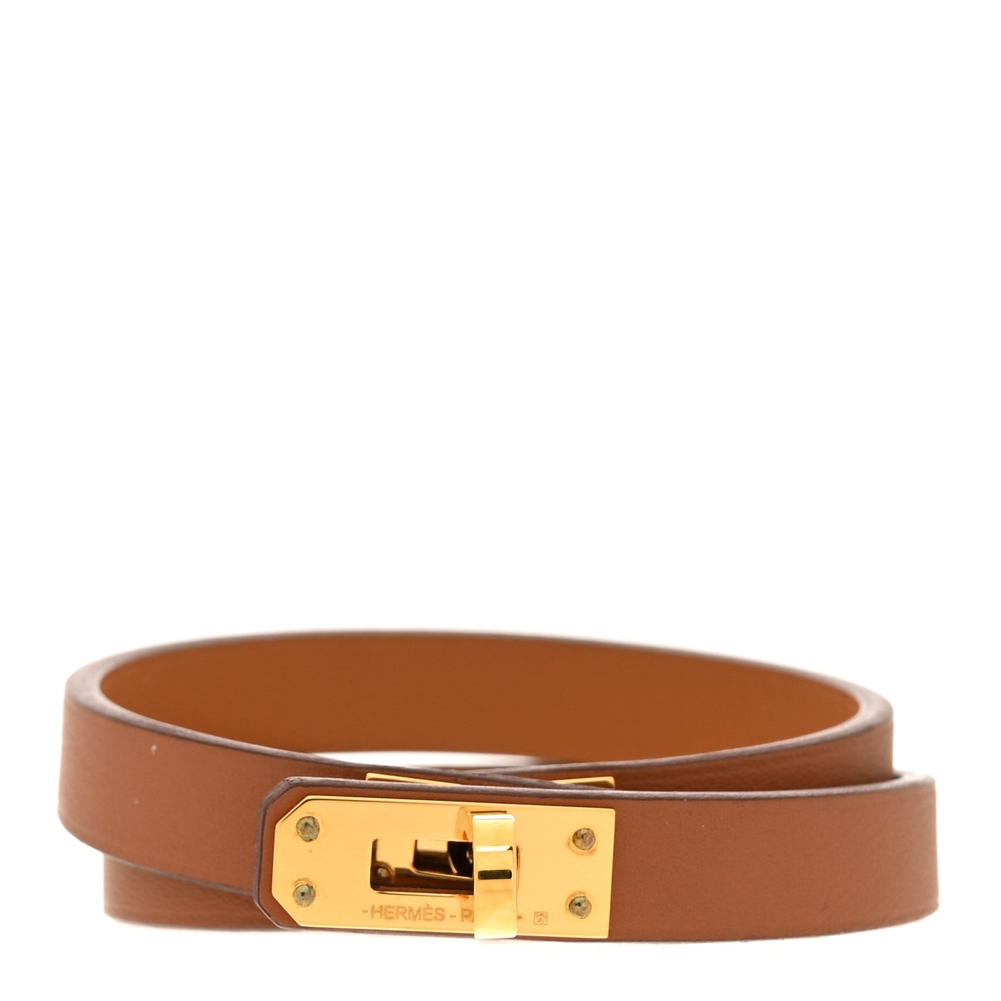 Swift Mini Kelly Double Tour Bracelet T3 Gold