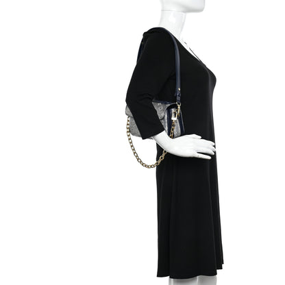 Louis Vuitton Monoglam Pochette Metis East West Blue 2 of 9
