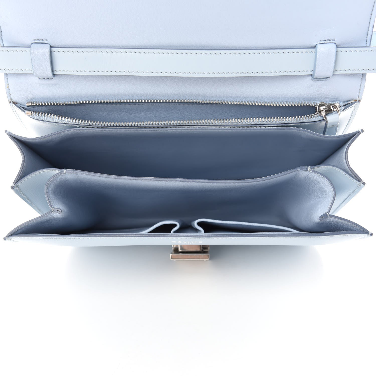 Celine Box Calfskin Medium Classic Box Pale Blue 5 of 10