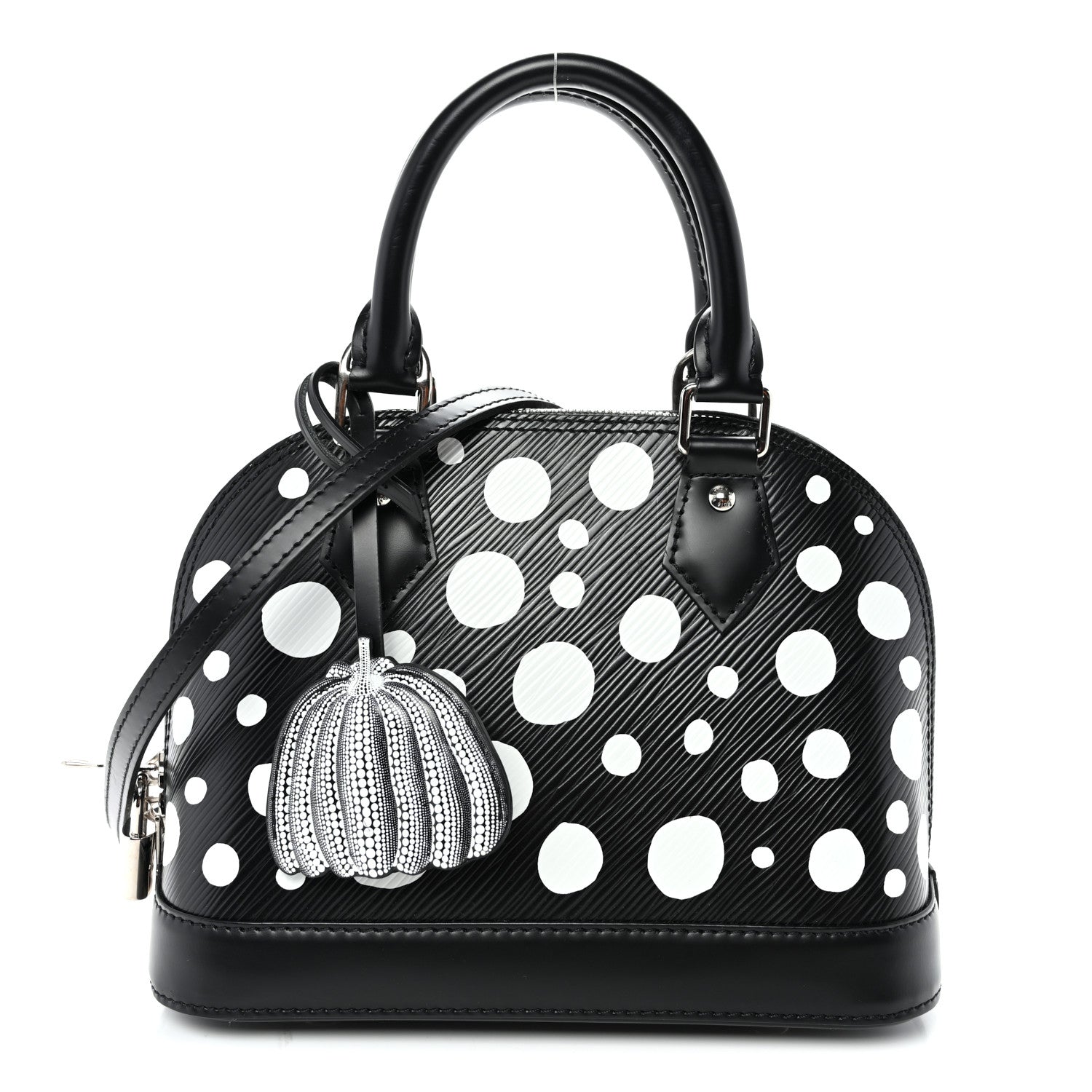 Louis Vuitton X YK Epi Alma BB Black White 1 of 9
