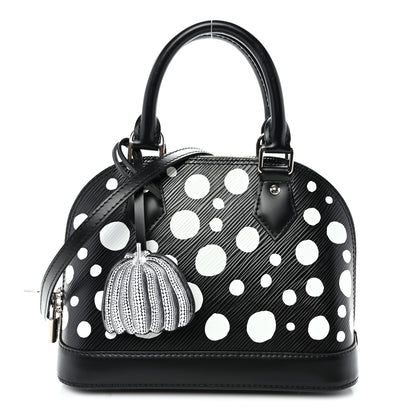 Louis Vuitton X YK Epi Alma BB Black White 1 of 9