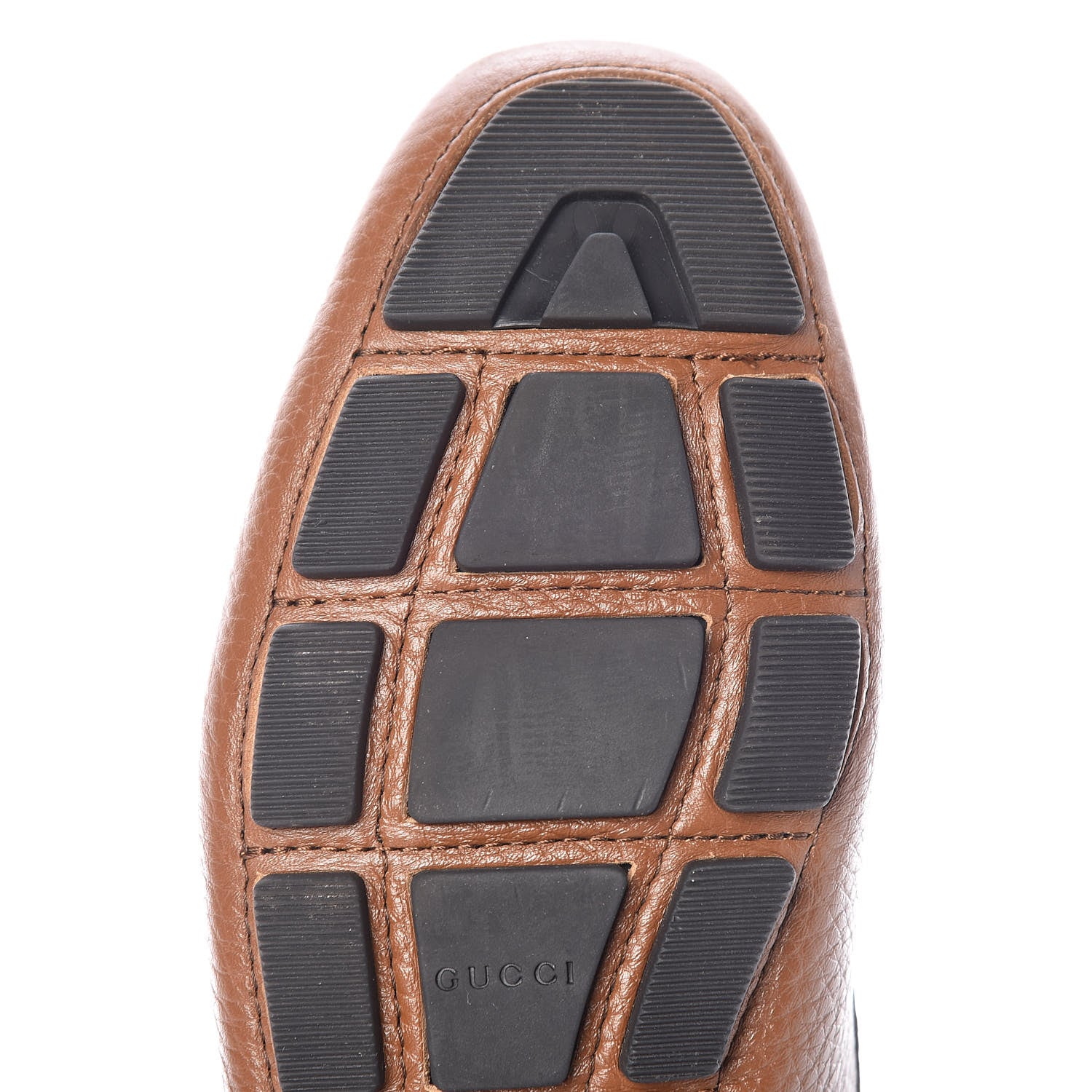 Gucci Cellarius Soft Interlocking G Driver Loafers 38 Brown 9 of 10