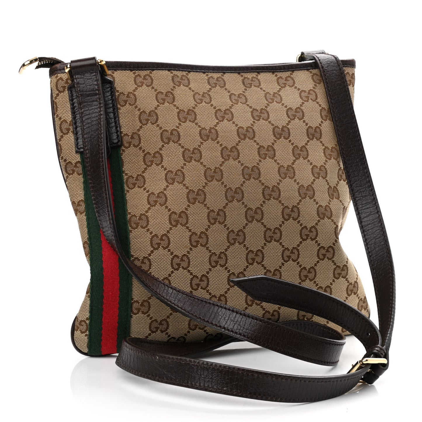Monogram Web Jolicoeur Charms Messenger Dark Brown