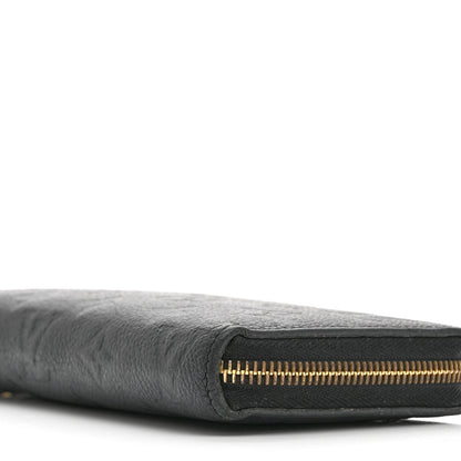 Louis Vuitton Empreinte Zippy Wallet Black 9 of 9