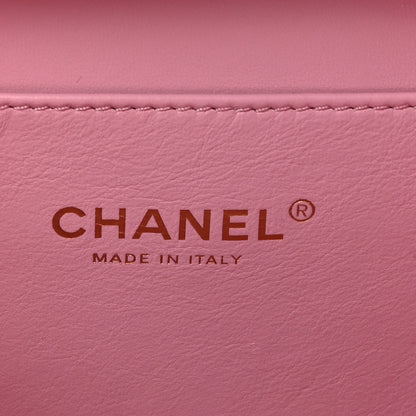 Chanel Caviar Quilted Pick Me Up Mini Vanity Case Pink 6 of 10